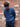 Cotton Crewneck Sweater Lapis Boucle