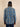 9oz Selvedge Flannel Check Work Shirt Sax Blue