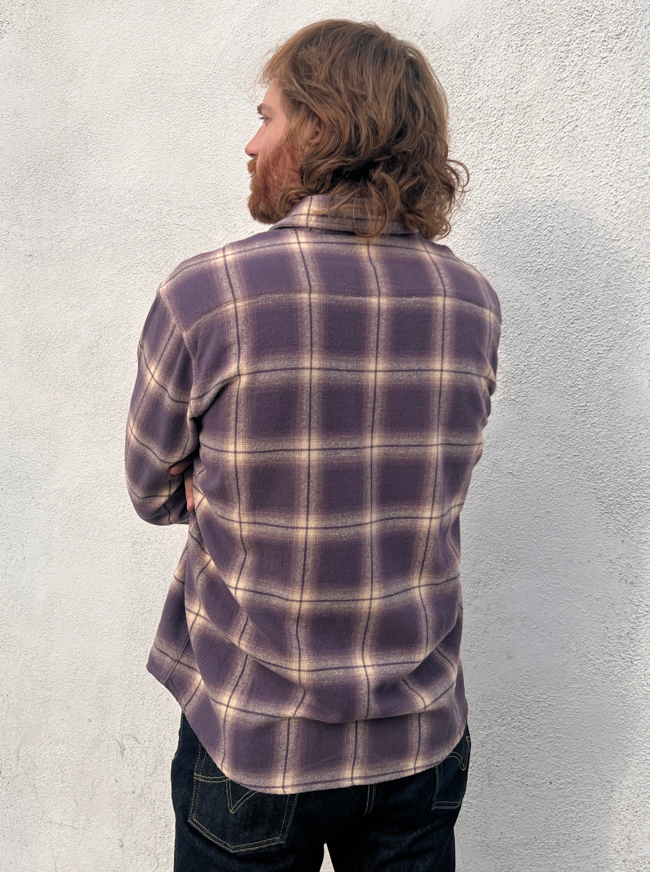3sixteen - Utility Flannel Faded Lilac Plaid