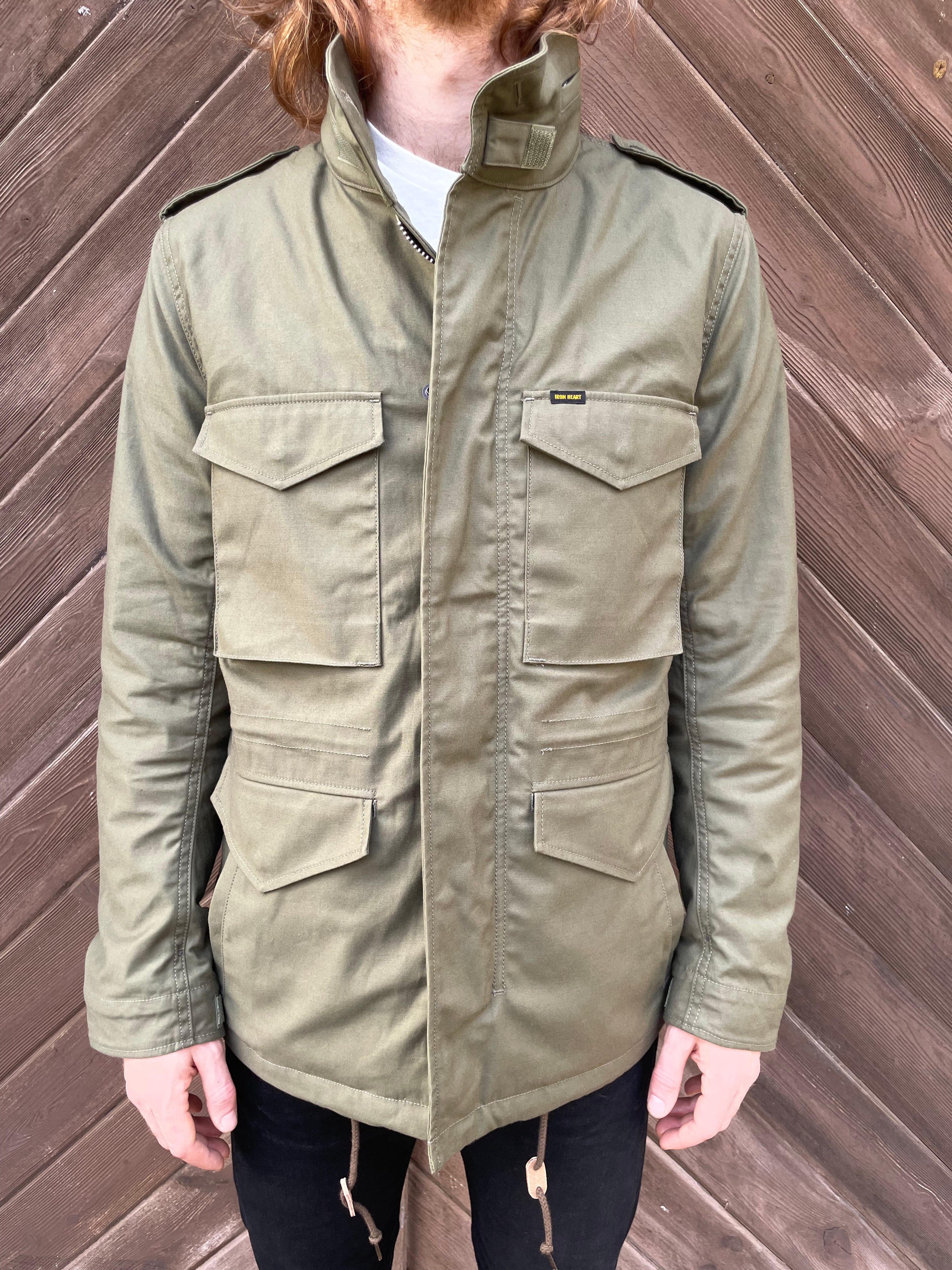Iron Heart Quilt Lining M65 Field Jacket Olive Drab Green TENDREL