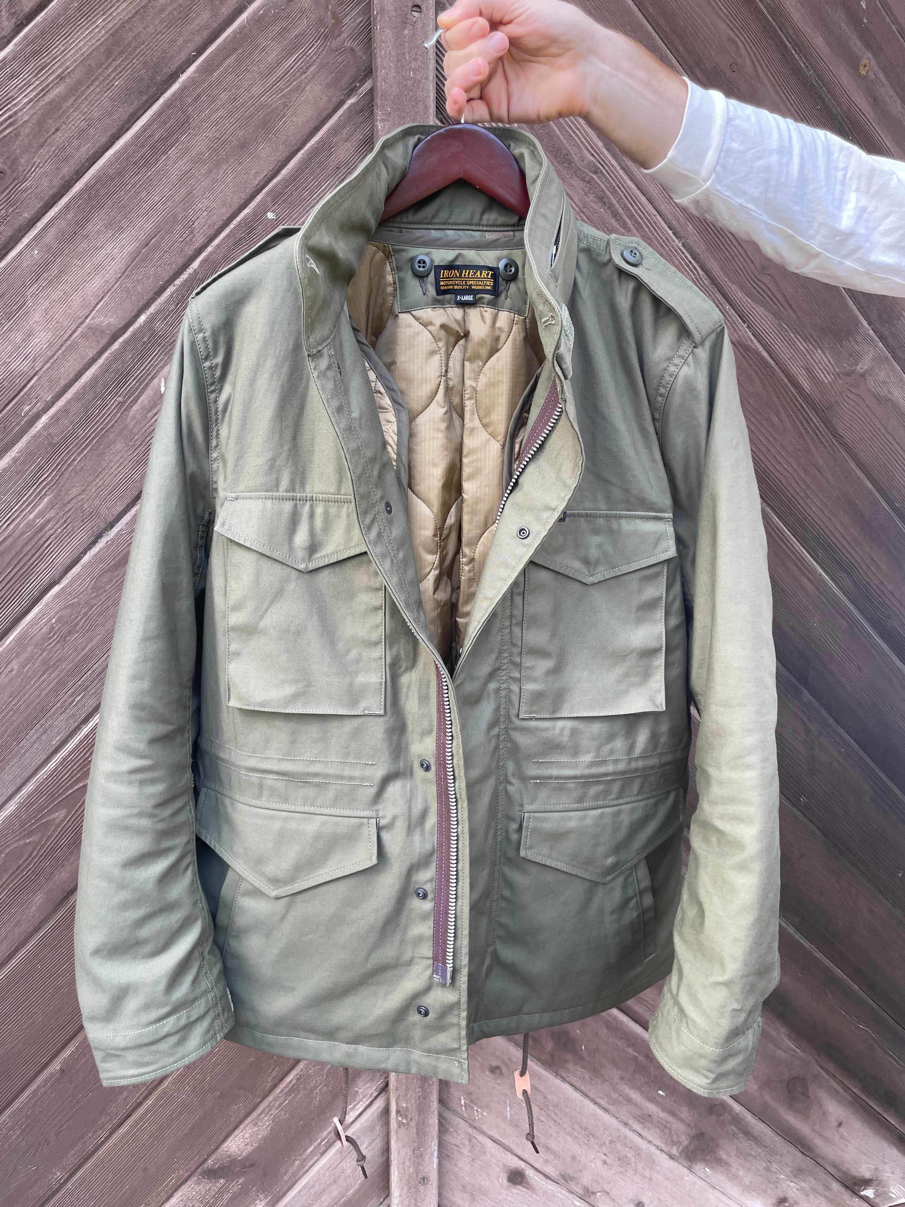 Iron Heart - Quilt Lining M65 Field Jacket Olive Drab Green