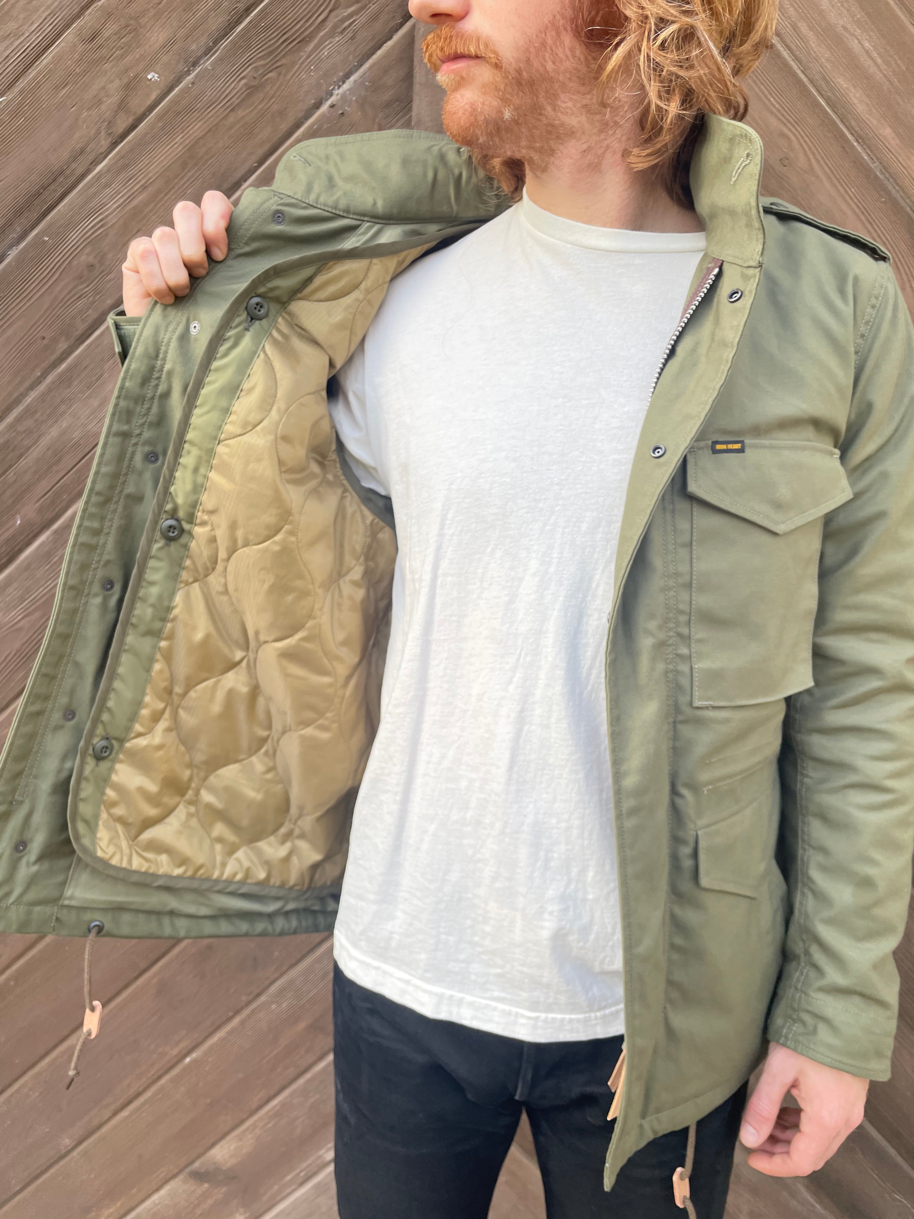 Iron Heart - Quilt Lining M65 Field Jacket Olive Drab Green
