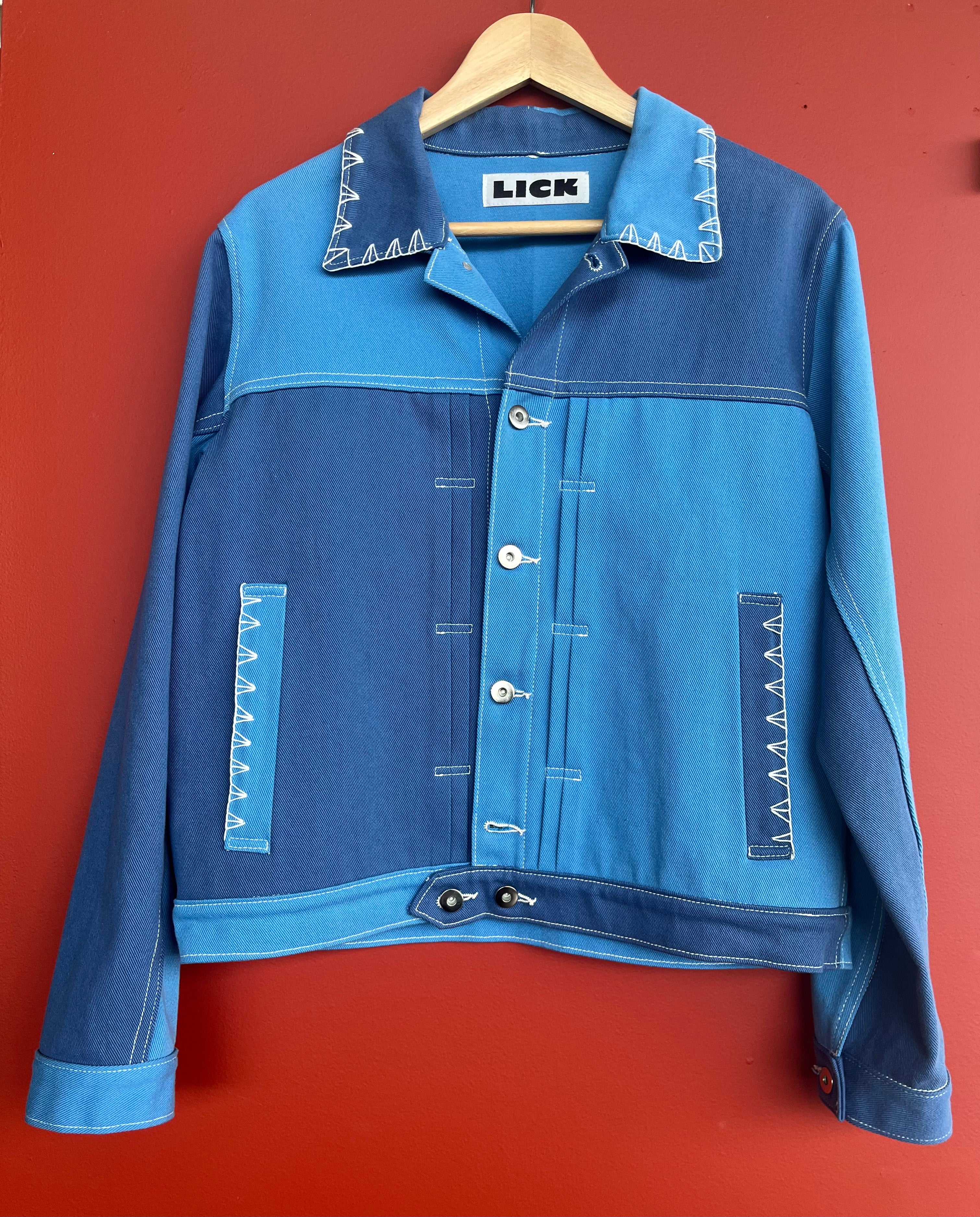Lick Clothing - Charlie Jacket Two Tone Blue