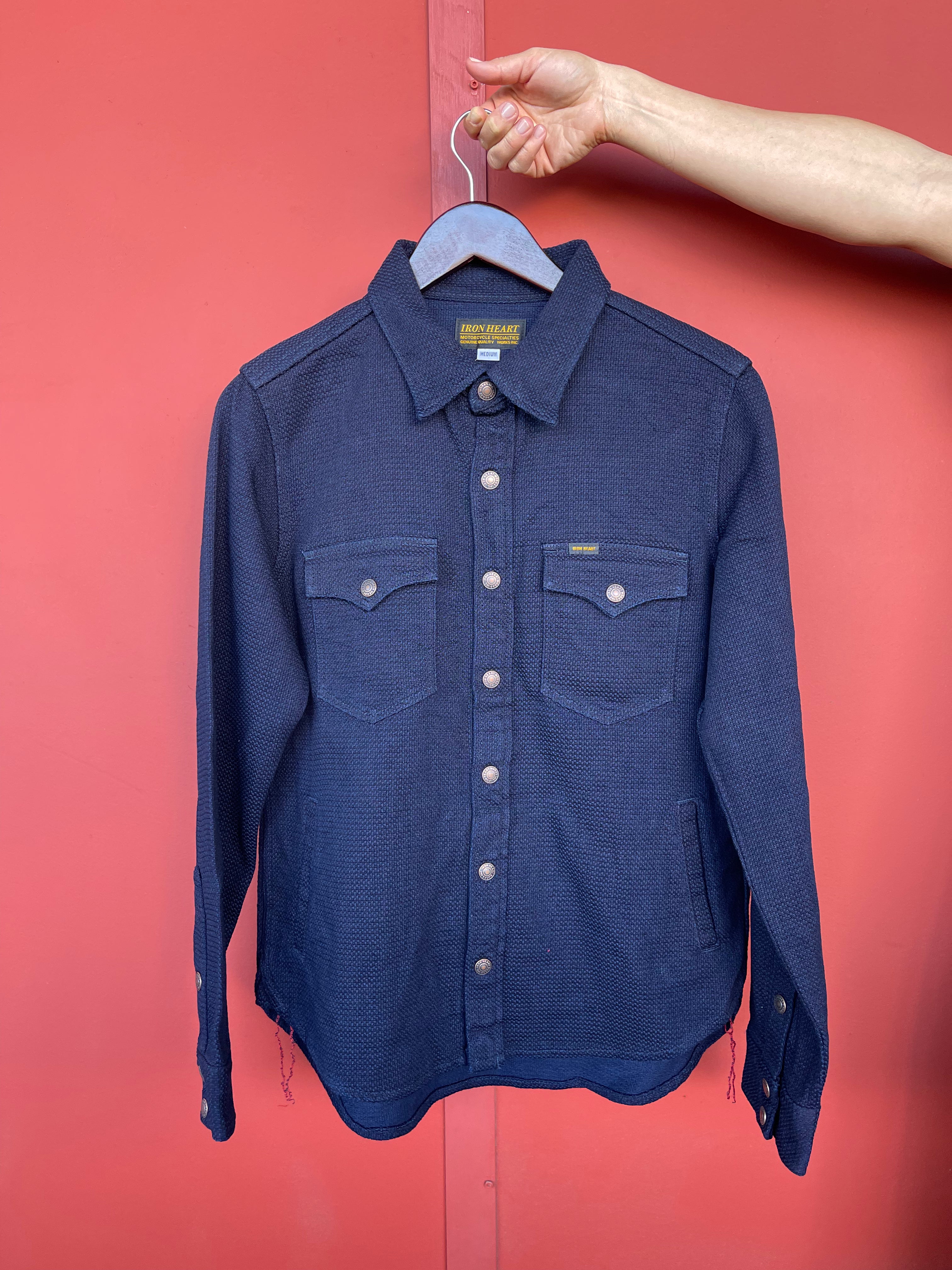 Iron Heart - 12oz Dobby Cloth CPO Shirt Indigo