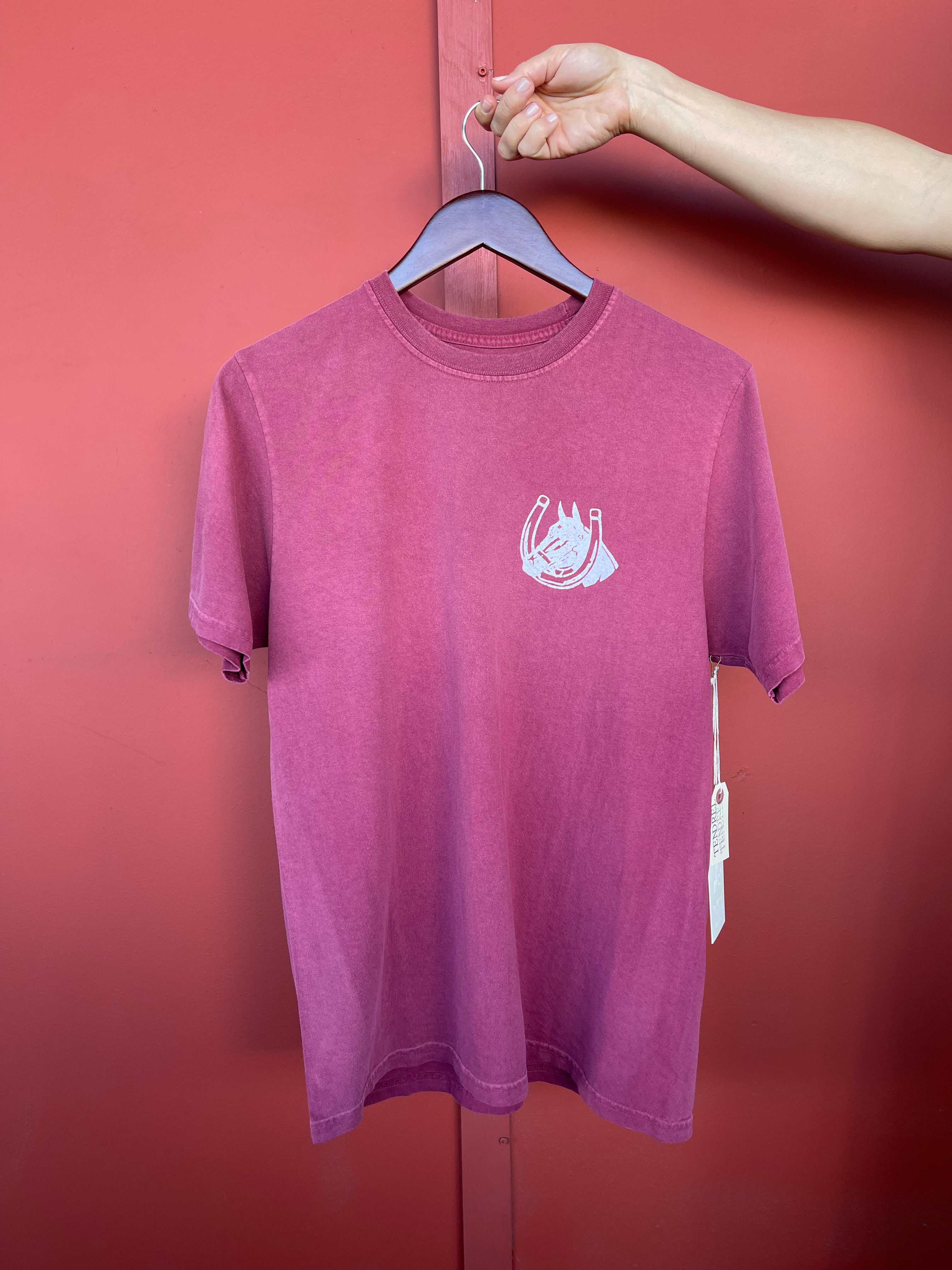 One of These Days - Valley Riders Tee Burgundy