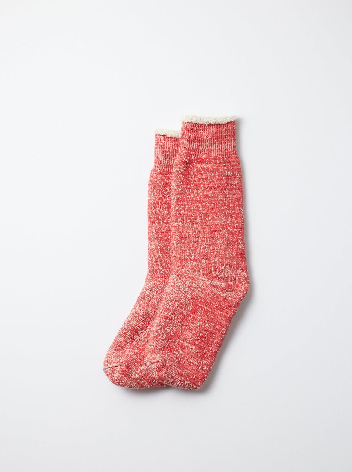 RoToTo - Double Face Merino Wool / Organic Cotton Socks Red