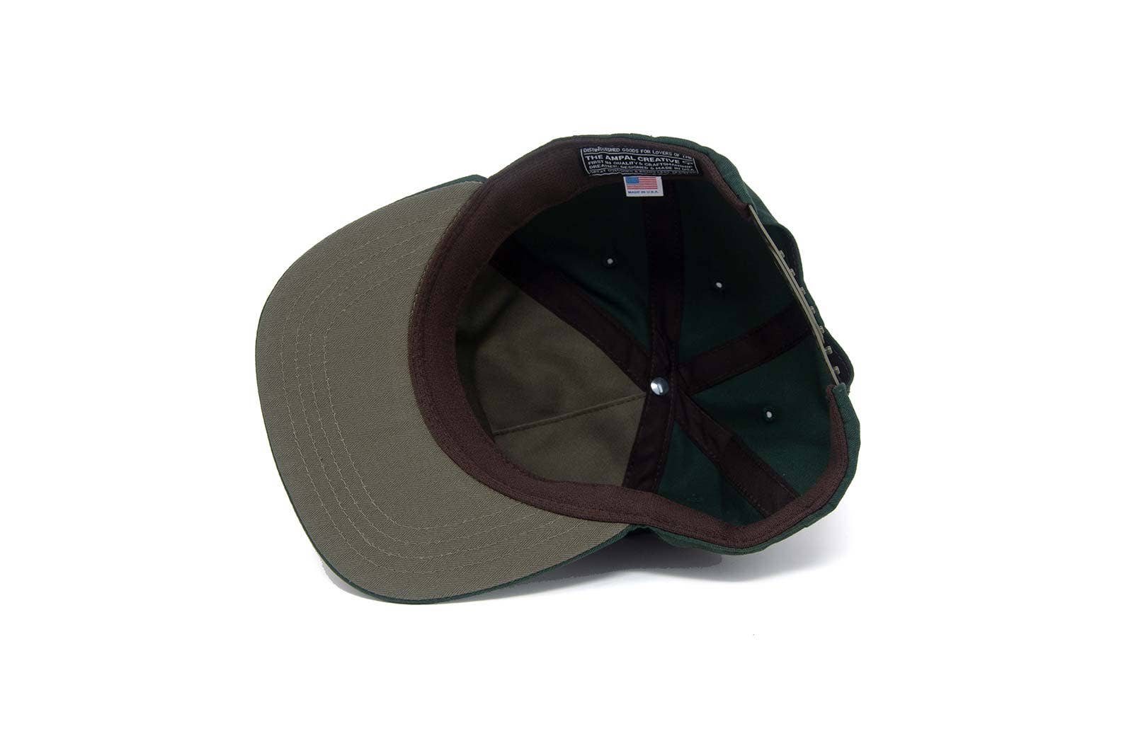 The Ampal Creative Strapback Cap Tan Made In USA Fishing Hat 海外